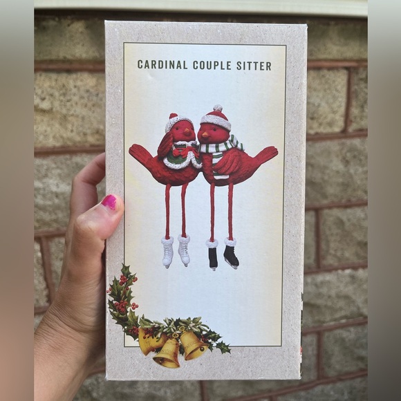 NWT Cracker Barrel cardinal couple sitter - Picture 8 of 12